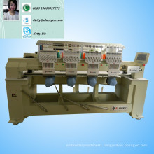 4 heads Elucky multi-head embroidery machine for Hat/garment/shoes/leather/Textile/logo/t-shirt embroidery